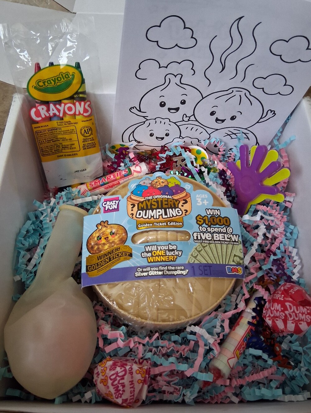 Rms Golden Ticket Edition Mystery Dumpling party Pack with Pink, Blue,